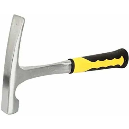 TRP Ultra Hard Head Rock Hammer - Premium Rubber Flat Tip Hammer