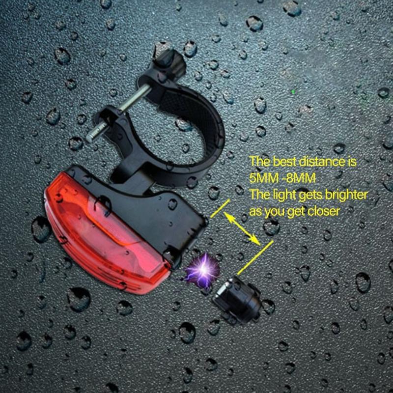 Magnetic Mount Bicycles Tail Lamp Commuters Bike Light Outdoor Cycling Tail Lamp for Safe Night Cycling