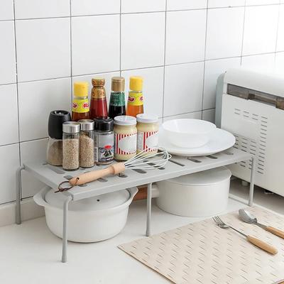 Ausziehbare Regale Küchen-Aufbewahrungsregal Regal Freistehend Gewürz-Organizer Nützliche Dinge für die Küche Haushaltszubehör Zuhause