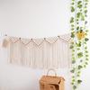 Macrame Wall Hanging Tapestry Hand-Woven Curtain for Home Bedroom Decoration