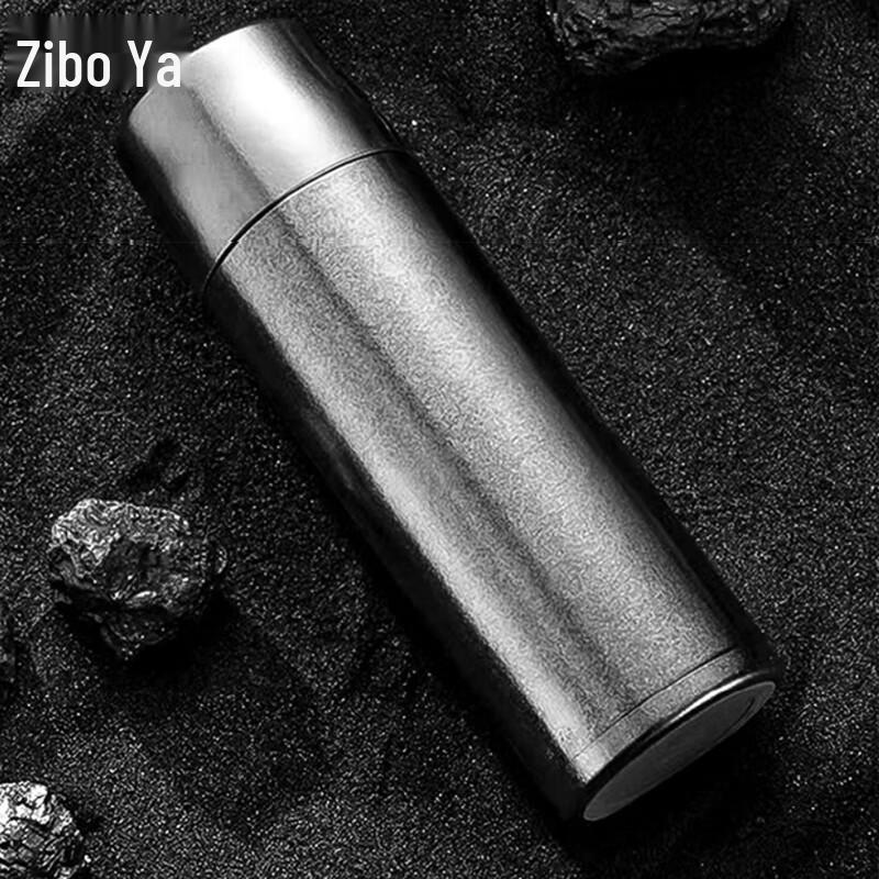 ZBY Titanium Double-Layer Tea Infuser Thermos, 450ml