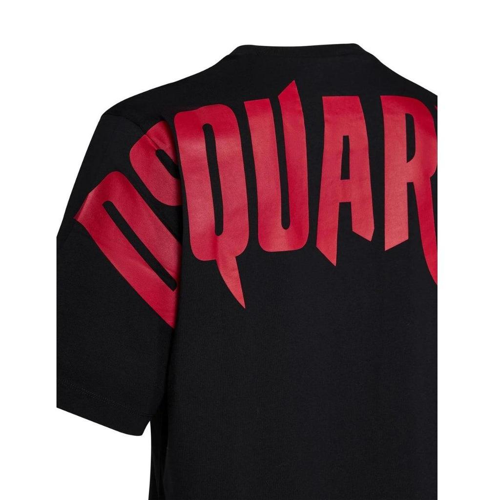 DSquared2 Mens Horror Text Logo T-Shirt