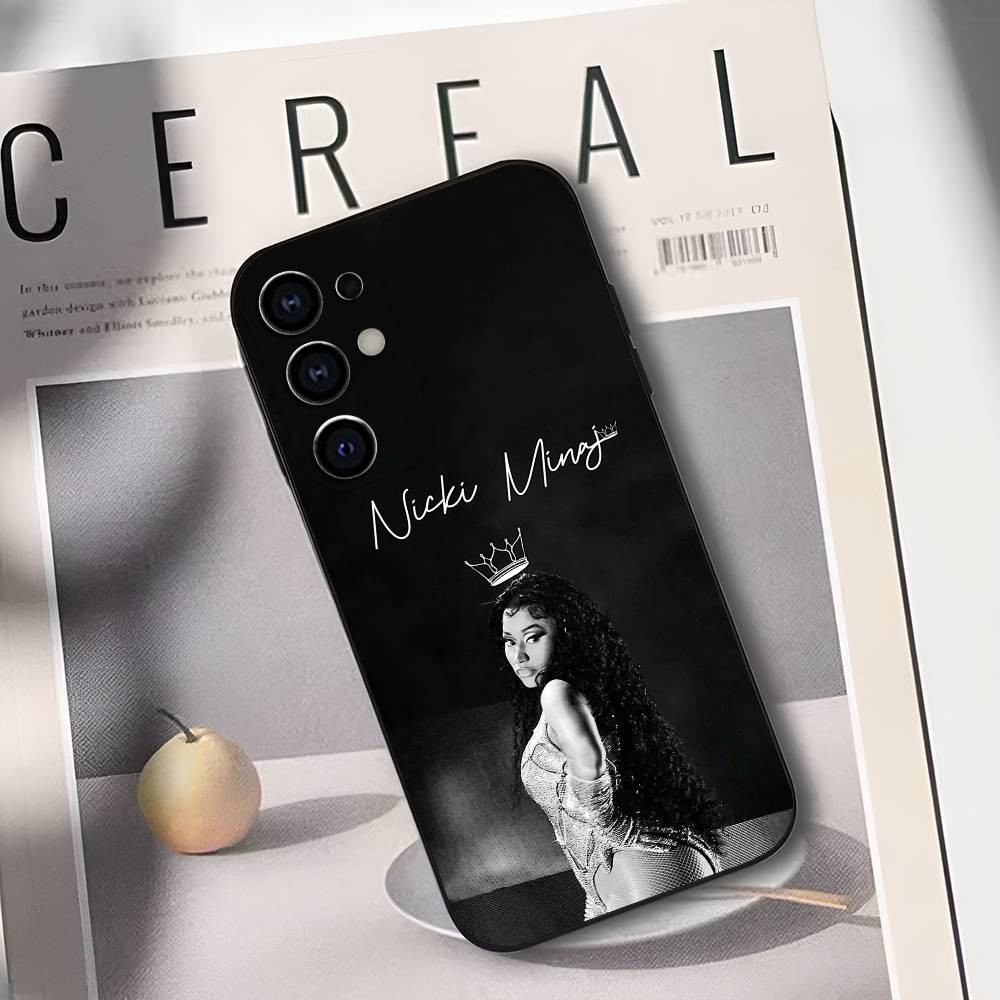 Friday N-Nicki M-Minaj Phone Case For Samsung S25,S24,S21,S22,S23,S30,Ultra,S20,Plus,Fe,Lite,Soft Black Cover