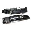 Car Angel Eye Daytime Running Light Fog Lights Grille With LED Lamp For Volkswagen VW Passat B5 B5.5 2000-2005
