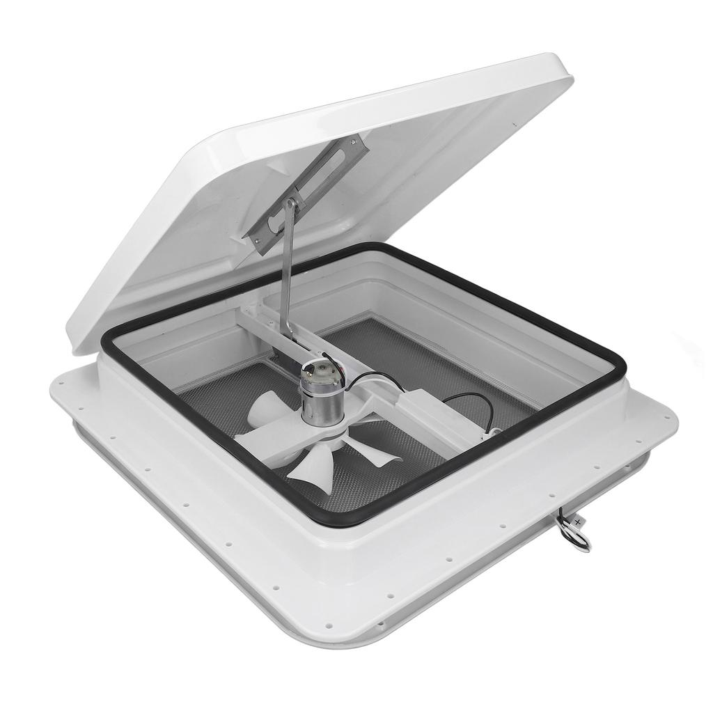 14 Inch Roof Vent Fan with 12V Motor Reversible Remote Control Exhaust Ventilation Fan for RV Traile