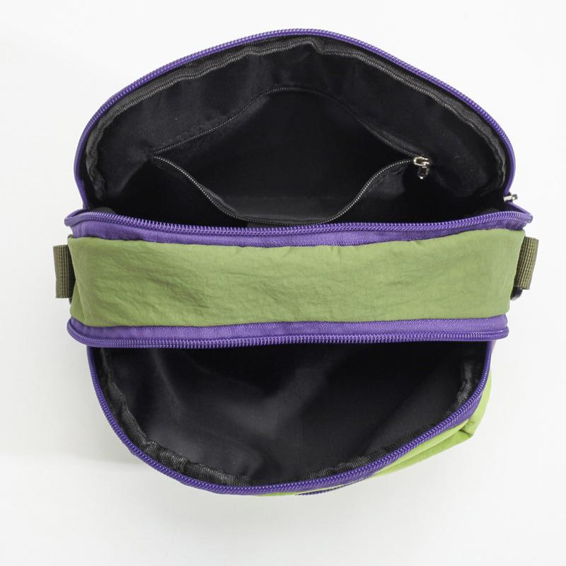 Summer Casual Portable Small Round Bag Women'S Oxford Cloth Outdoor Men'S And Women'S Messenger Bag Mobile Phone Bag Tide