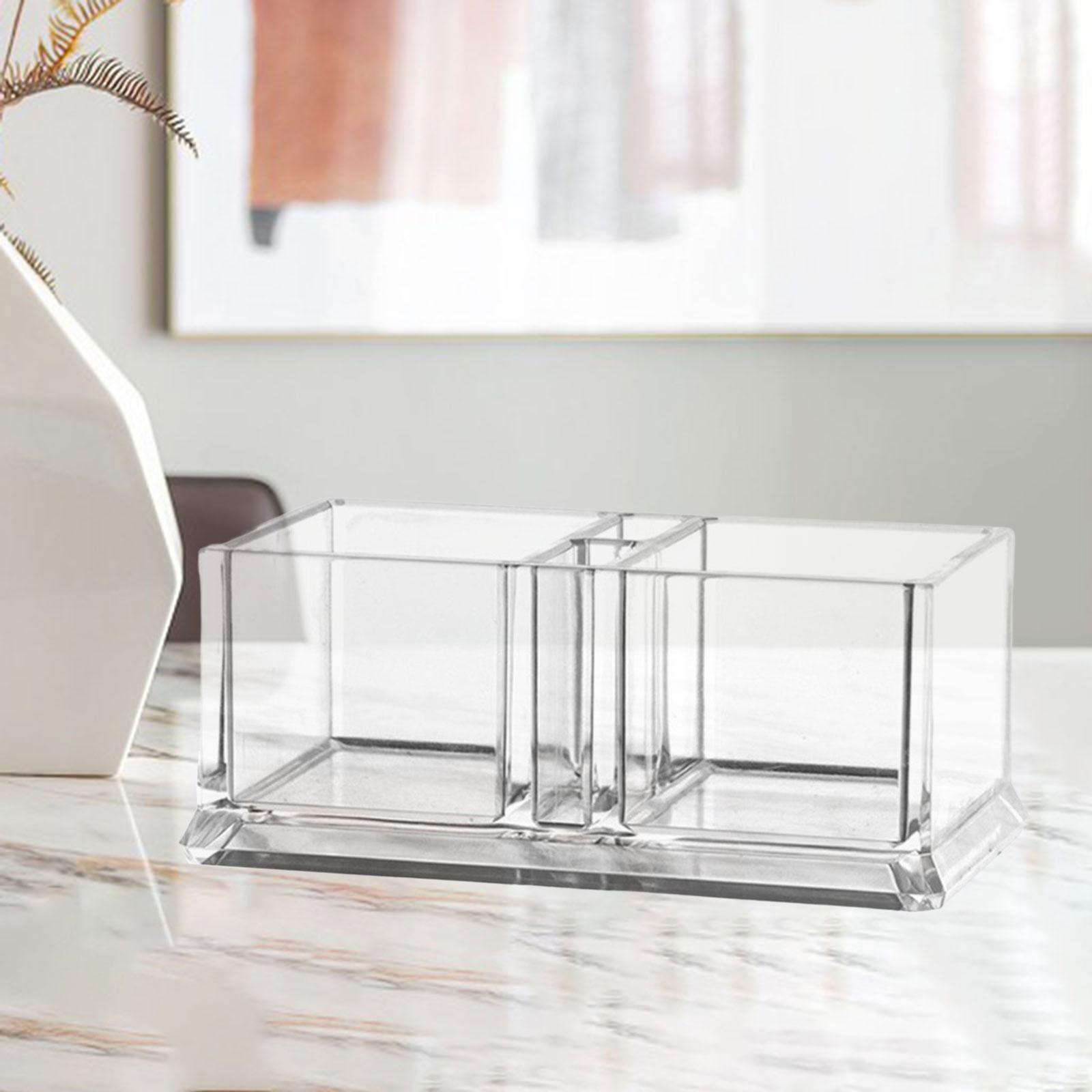 Acrylic Sugar Packet Holder Tissue Tea Bag Bowl for Coffee Bar Business Cards Holder Organizer Kitchen Accessories