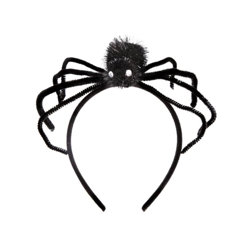 

Headband Spider Halloween Hair Band Headwear Headdress Costume Party Accessories чёрный