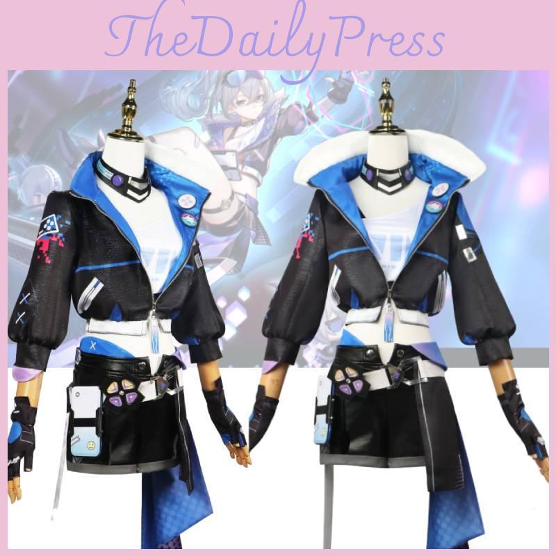 Honkaistar Anime Game Rail Silver Wolf Cosplay Costume Roleplaying Halloween