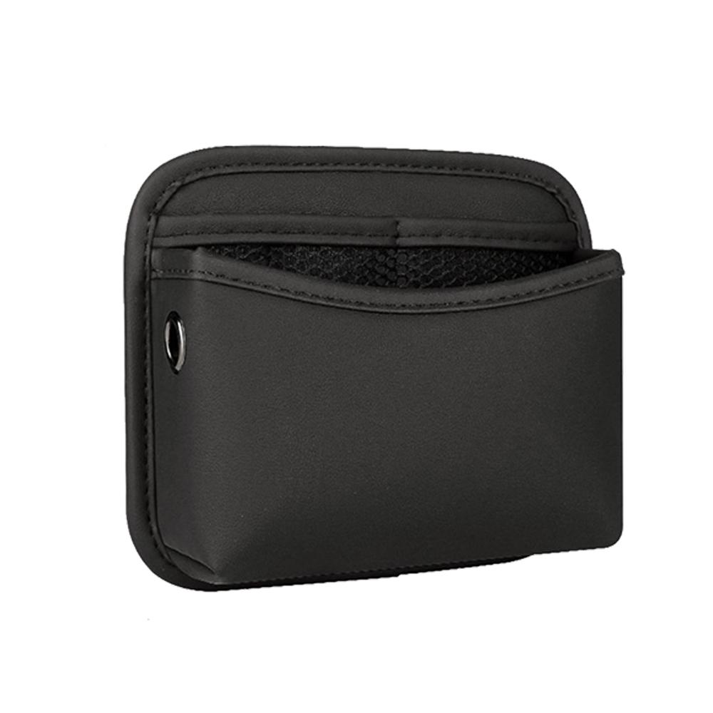 Car Door Side Storage Bag,PU Leather Auto Mesh Pocket Organizer for Card,Phone,Sunglasses,Universal Car Interior Accessory
