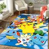 1Pc Pikachu Friends Adventure Rug, Office Carpet Indoor Outdoor Doormat, Non-Slip, Comfortable, Living, Christmas Halloween, Xmas Gift N1181
