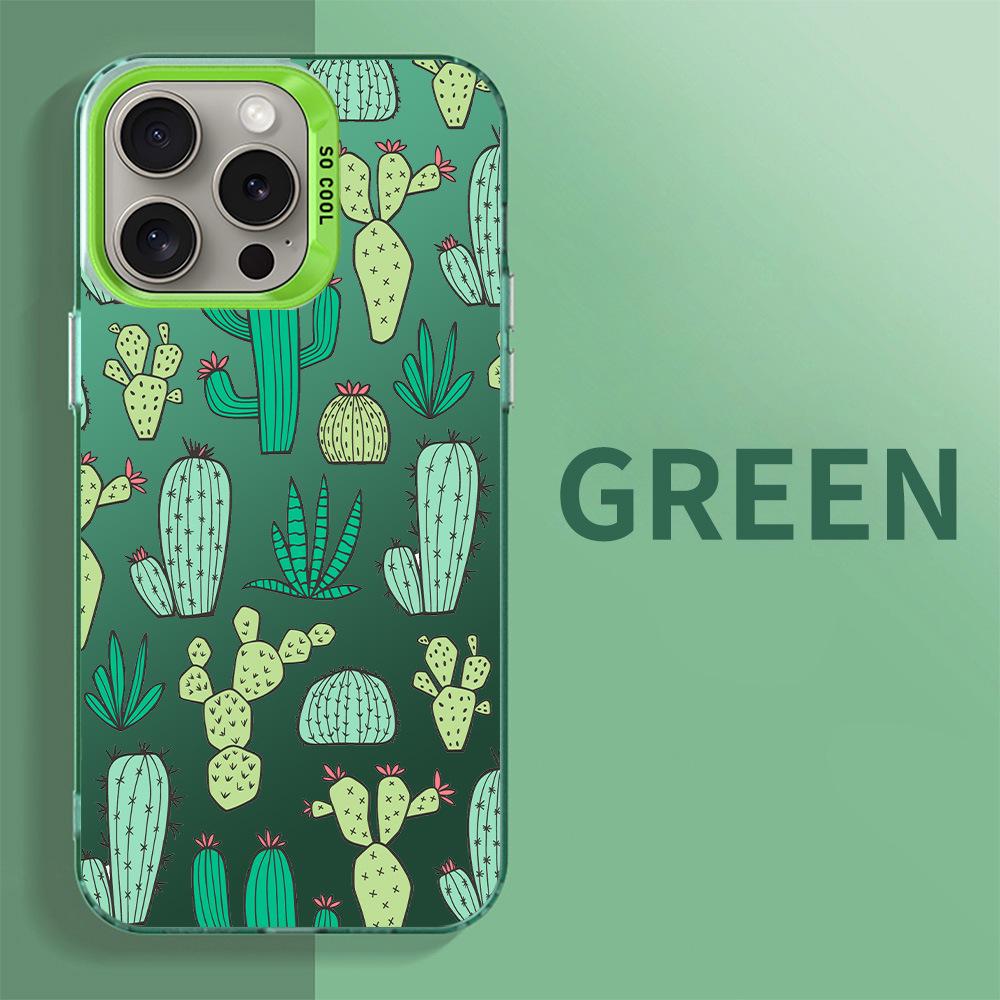 Cross-Border Cactus Phone Case for iPhone 15/14/13/11/8 14 Pro Max
