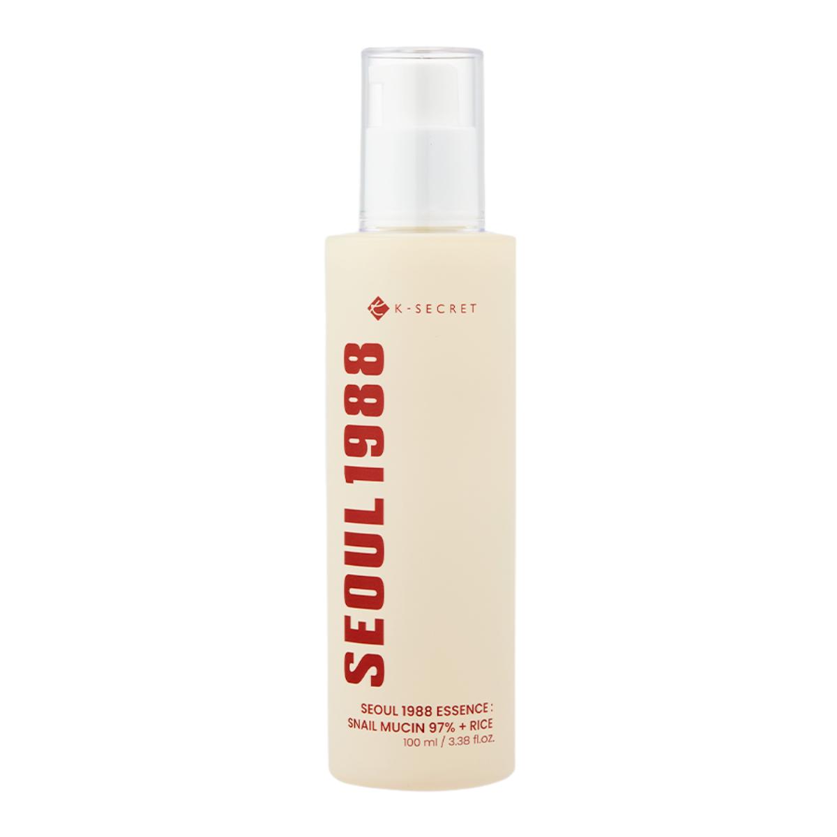 K-SECRET Seoul 1988 Snail 97 Essence, Deep Hydration & Skin Smoothing, 100ml