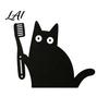 Creative Bedroom Decor Nosy Black Cat Door Topper Decor Halloween Corner Acrylic Holiday Accents Top Figurine for Bathroom Home Gift Lovers