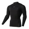 BGTOPSII Bio Gear Compression Golf Wear, UV Protection, Sweat-Wicking, Quick-Drying, Long Sleeve, High Neck, Men's, Black, Size M (E2MJA004)