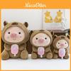 Capybara Transformation Pig Plush Toy Water Crystal Soft For Kids