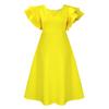 2024 Summer Ruffle High Waist A-Line Skirt Banquet Party Dress