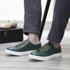 Dropshipping High-End Handmade Korean Version Of Casual Board Shoes Cowhide Patent Leather Men'S Casual Leather Shoes Lace-Up Flat Bottom