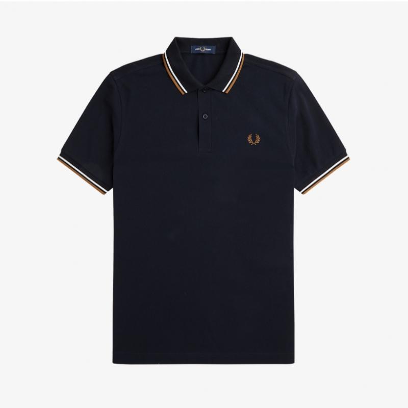 Fred Perry Fred Perry Twin Tip Fred Perry Tričko  U86   Afpm2413600 U86