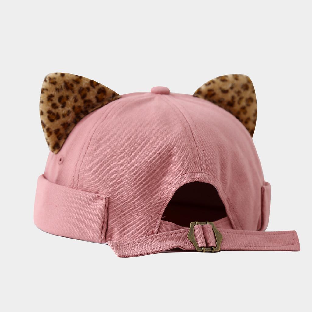 Cat Ears Baseball Cap With Adjustable Strap For Summer Casual Wear