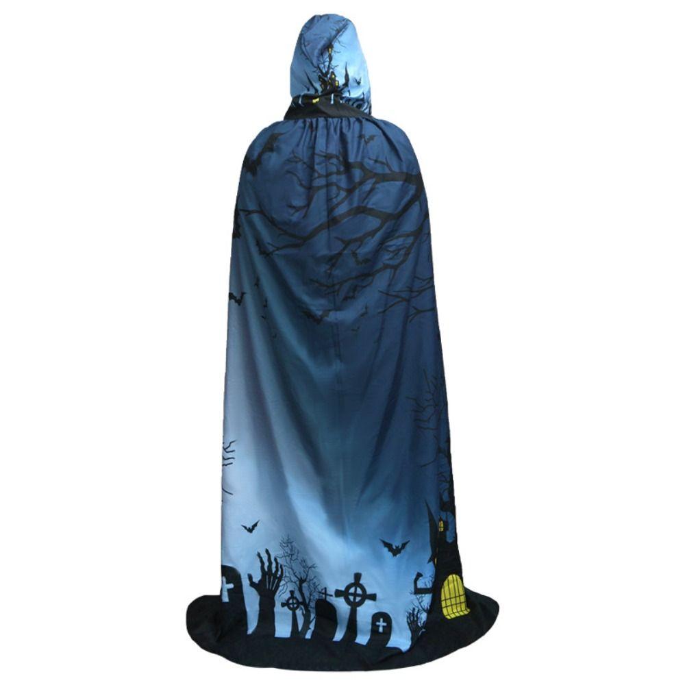 Castle Halloween Costume Cosplay Props Pumpkin Spider Web Cape Performance Property