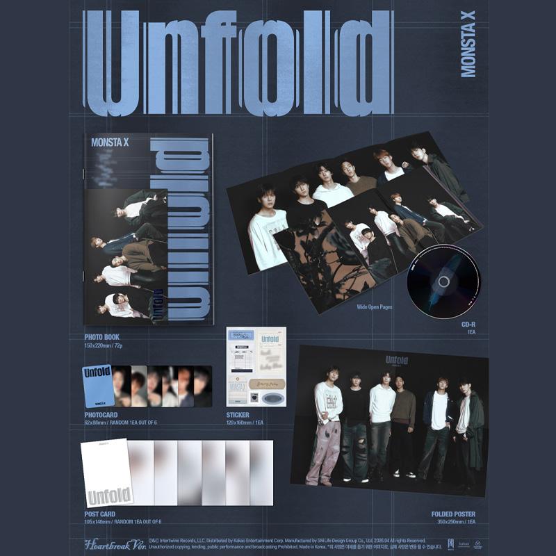 [PRE ORDER] MONSTA X – U.S. Full Album Unfold