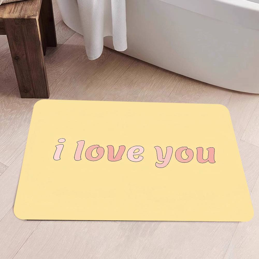 I Like You Kitchen Mat Cheaper Anti-slip Modern Living Room Balcony Printed Modern Home Decor