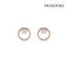 Swarovski [official Product Bag Included] Rose Gold Stud Earrings 5692263
