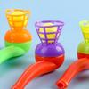 12pcs 10cm Floating Blowball Game Party Competition Mini Game Floating Blow Pipe Balls Creative Ball Games Party Small Gifts