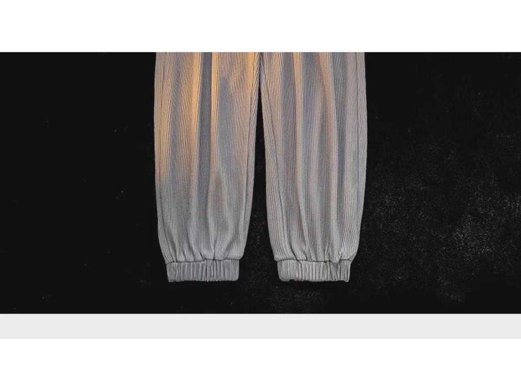 Men's Autumn Corduroy Cuffed Casual Pants - Versatile Hong Kong Style Sports Pants