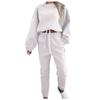 Women's Casual Sports Suit  And Winter Fashion Loose Long-Sleeved Sweater Two-Piece