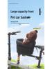 Pet Bike Basket for Small Cats & Dogs - Outdoor Front Frame Cycling Accessory