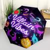 Villain, Vibes Themed Automatic Opening and Closing Umbrella, Brightly Colored 8-rib Portable Umbrella, Suitable for Men and Women, A Perfect Gift for