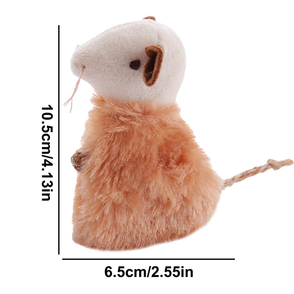 Toy Mice For Cats Cute Cat Toy Plush With Catnips Cat Interactive Toy Flexible Cat Teaser Toy Cat Enrichment Toys For Indoor