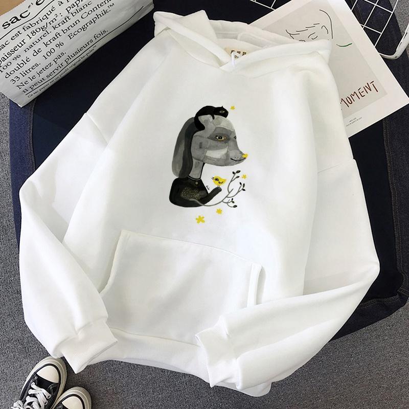 Mimosa Felpa Felpa Felpa Vogue Bianco Rosa Harajuku Kawaii  Inverno\u0026primavera Tumblr Chic Kpop Pullover Donne Streetwear acquista in  modo economico — spedizione gratuita, recensioni reali con foto — Joom