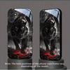 Black tiger eye pattern glass phone case suitable for Samsung Galaxy S26 S25 S24 S23 S22 S21 S20 FE/Ultra/Plus anti drop