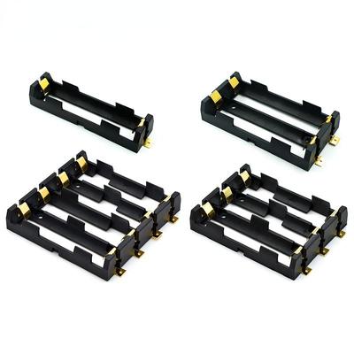 1x2x3x4x 18650 SMT Suporte de bateria 18650 SMD Caixa de armazenamento de bateria Recipiente Banco de energia com pinos de bronze SMT recarregável
