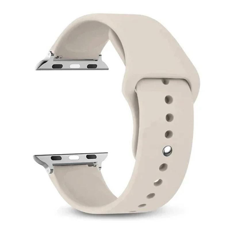 Silicone Strap for Apple Watch Band 40mm 45mm 44mm 49mm 41mm 38mm 42mm Silicone Bracelet IWatch Series Se 9 8 7 6 5 Ultra 2 Band
