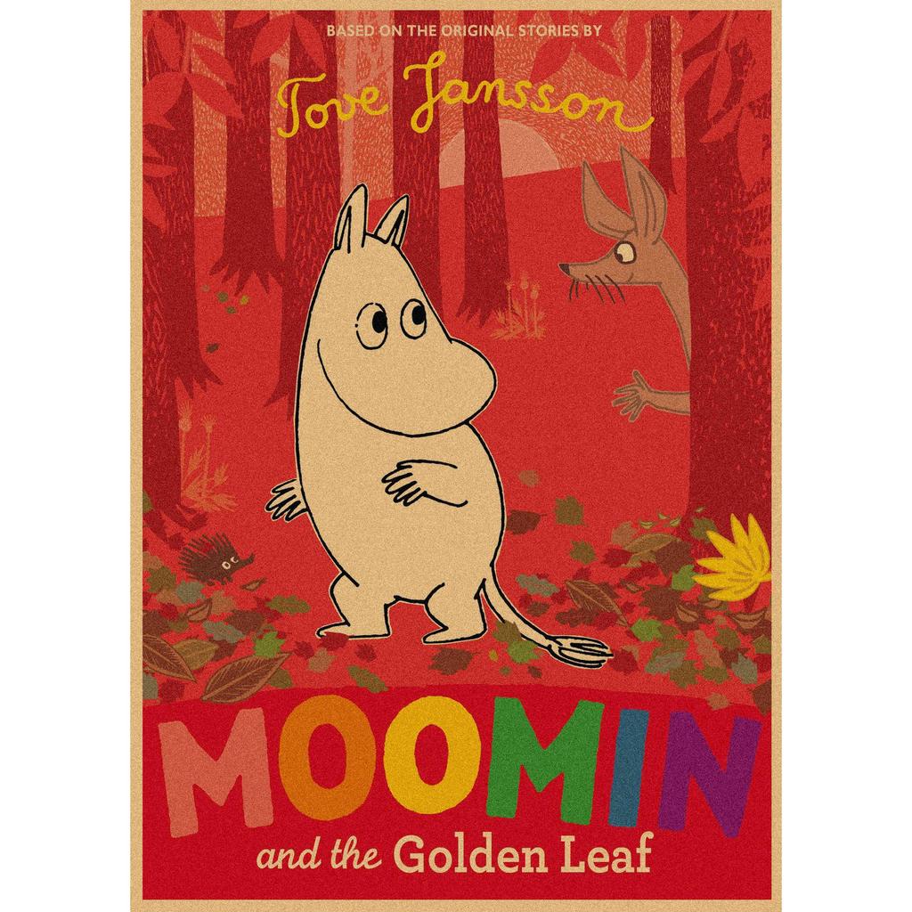 Moomin Family Retro Cartoon Poster Wall Art Mural 397