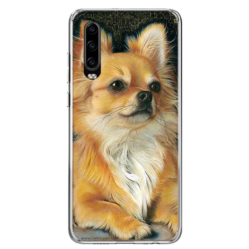 Husă pentru telefon Chihuahua Puppy Teacup Dogs pentru Huawei P30 P20 P10 P40 P50 Pro Mate 20 40 30 10 Lite Populare Fundas Art Gift