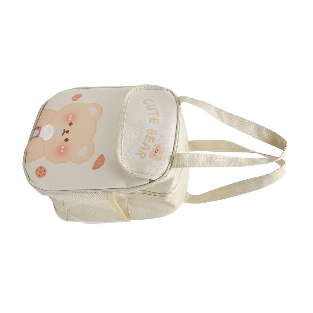 Insulated Lunch Bag for Girls Cartoon Pattern Large Capacity Aluminum Foil Thicken Kawaii Lunch Box