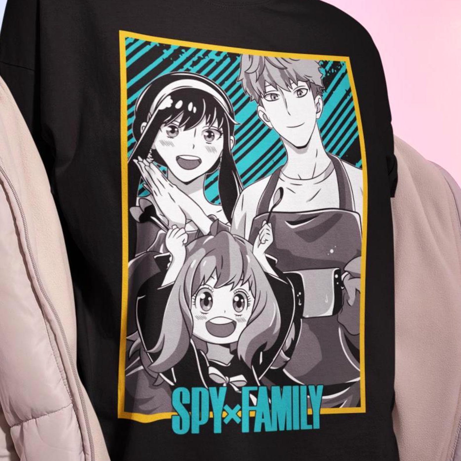 Spy X Family Anime Shirt – Anya Yor Loid Forger L