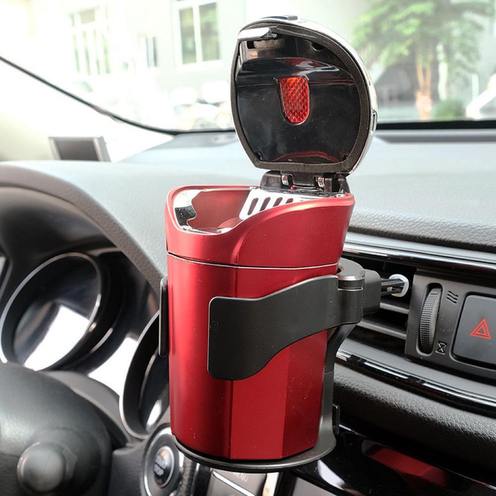 Car Water Cup Holder Cup Holder Tea Beverage Holder Automobile Air Conditioning Outlet Ashtray Fixed Holder Multi-function