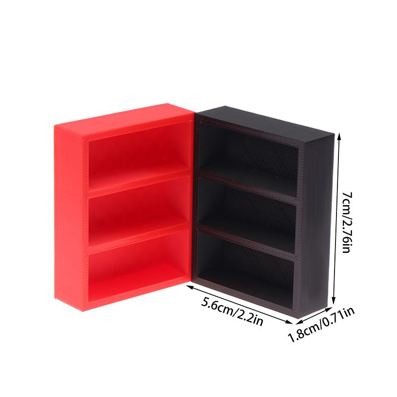 1/12 Dollhouse Mini Wall Cabinet Storage Shelves Dollhouse Furniture Decor Toys Dolls House Accessories Micro Scene Ornament