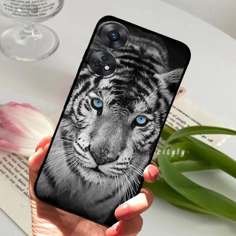 For Oppo Reno8 T 4G 5G Case Reno8T 8T Cool Fashion Soft Silicone TPU Phone Cover For OPPO Reno8 4G 5G Shockproof Bumper Fundas