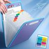 1 Pc File Folder 13 Pockets Large Storage A4 Letter Size File Folder for Student, Business,Organizer Office Desk Accessories