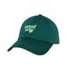 LOLONG SEOUL CITY NEEDLEPOINT HAT - GREEN