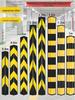 Reflective PVC Rubber Corner Protector for Parking and Staircase Safety