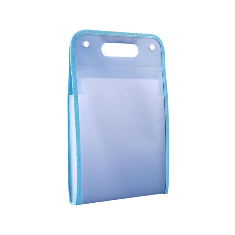 

Paper clip storage bag, classified storage bag, portable vertical organ bag, paper storage bag, folder, file bag синій