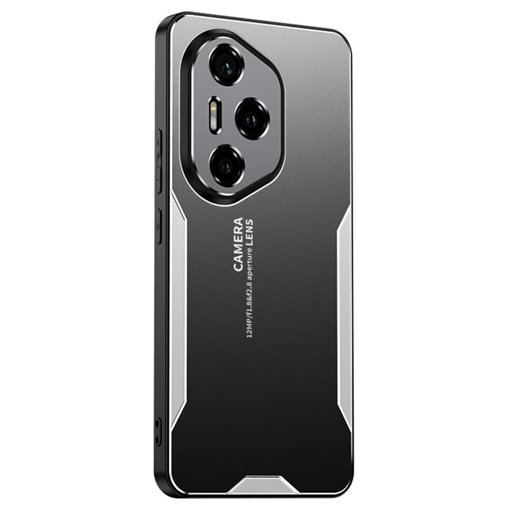 

For Honor 300 Pro Phone Case Aluminium Alloy TPU PC Back Cover Silver